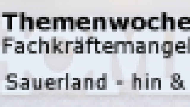 Themenwoche Fachkräftemangel